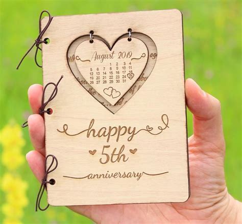 fifth anniversary gift ideas